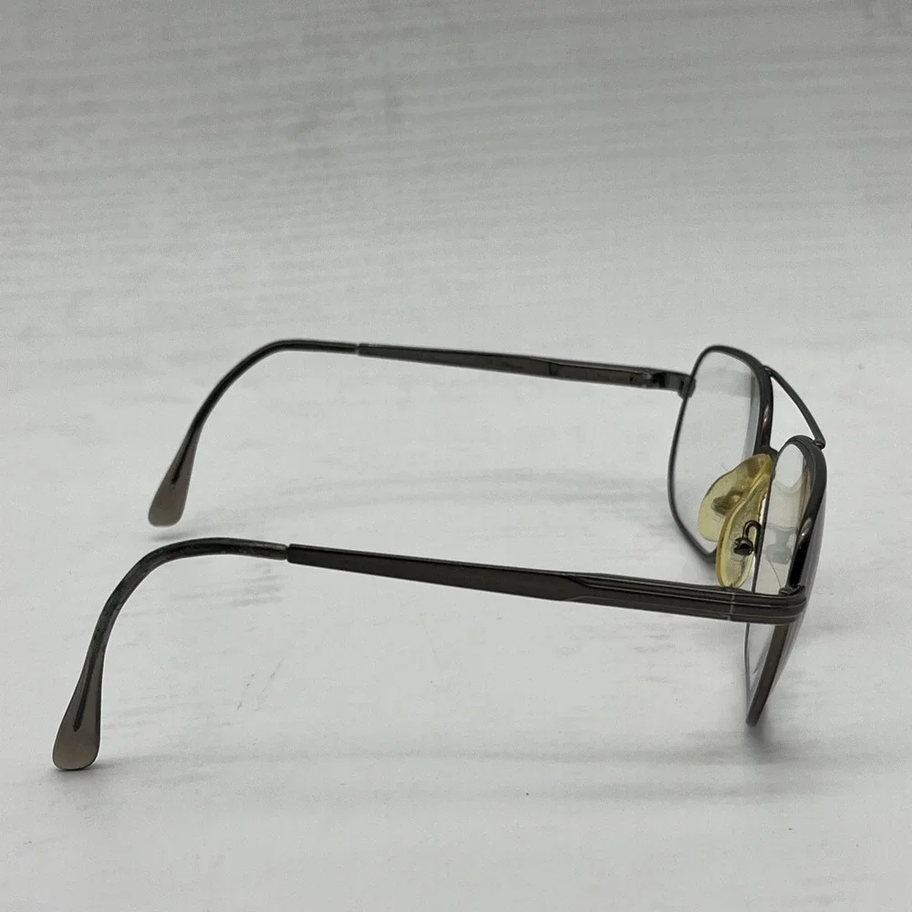 Safilo Elasta 7126 2HH Gunmetal Aviator Eyeglasses Frame 60-17-3-1